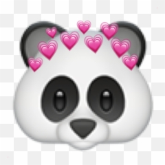 Panda Pandaemoji Pandalove Cute Kawai - Emoji Iphone