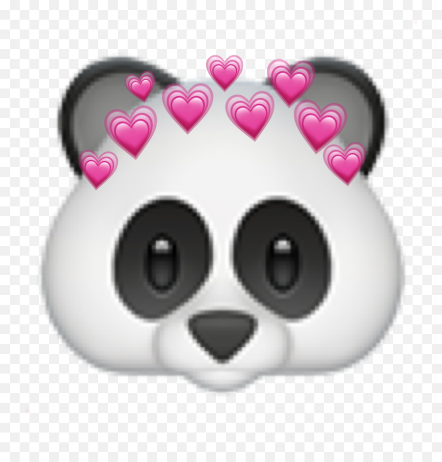 Panda Pandaemoji Pandalove Cute Kawai - Emoji Panda Iphone,Emoji De Panda