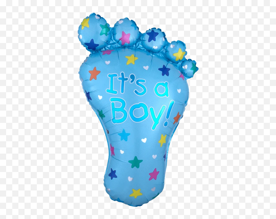 Itu0027s A Boy Foot 32 Mylar Foil Balloon - Balloon Foot Emoji,Foot Emoji