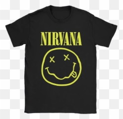 Funny Nirvana Passed Out Emoji Shirts - Smiley