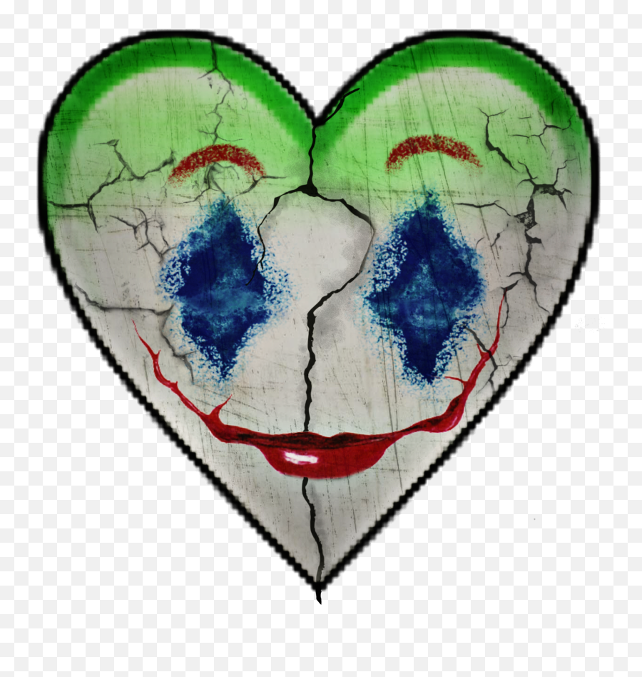 Heart Emoji Iphone Greenheart Whitehea - Heart,Joker Emoji