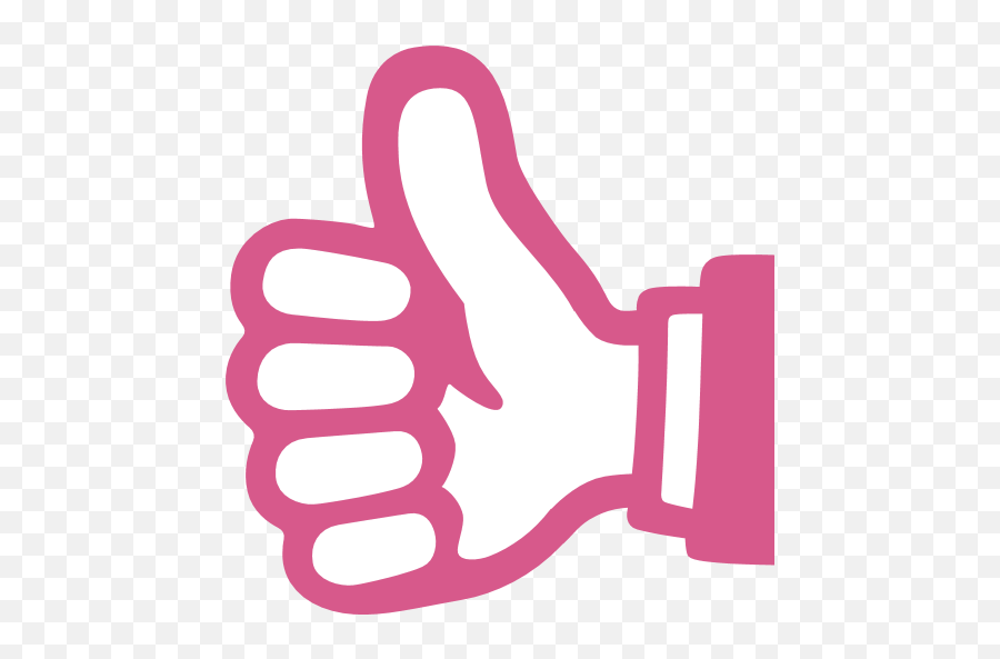 Thumbs Up Sign Emoji For Facebook Email Sms - Cute Thumbs Up Png,Emoji Thumbs Up