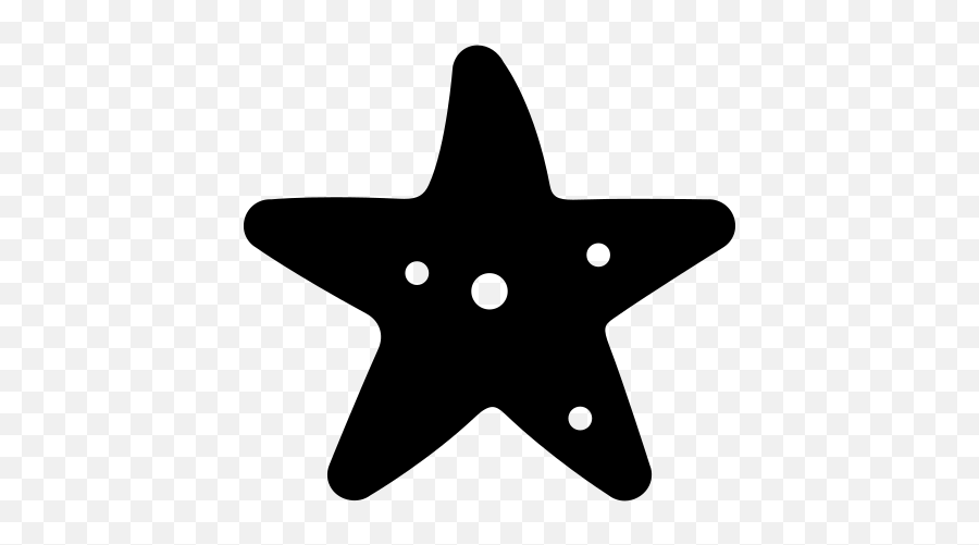 Starfish Icon - Dibujos De Estrellas Rockeras Emoji,Starfish Emoji