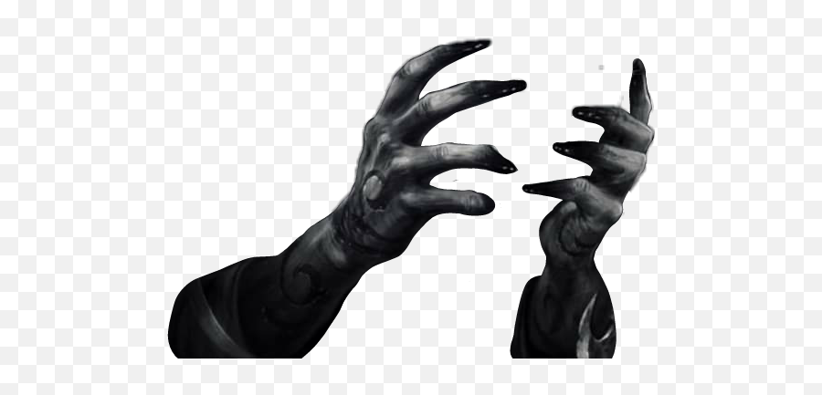 Black Hands Fingers - Statue Emoji,Metal Fingers Emoji