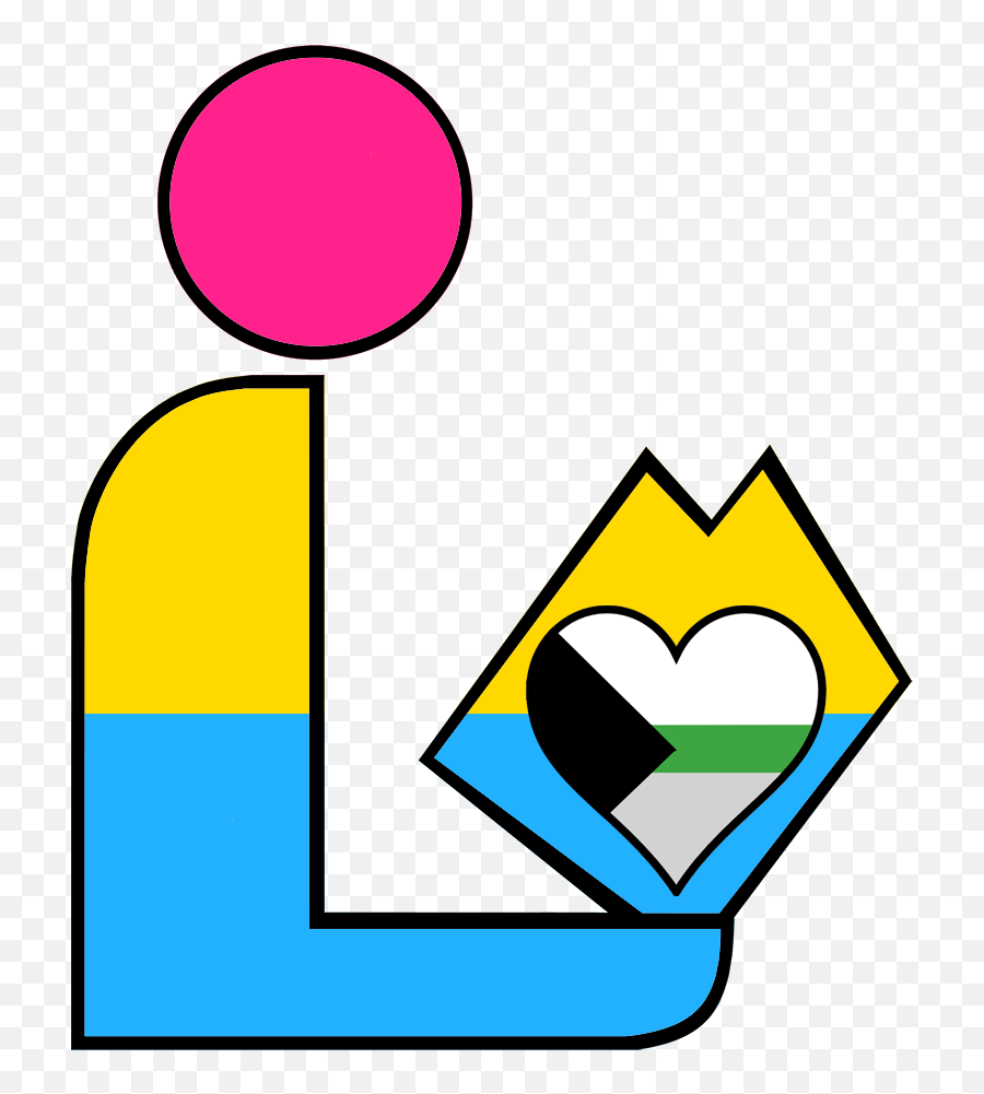 Pansexual Demiromantic Pride Library Logo 2 - Gay Pride Emoji,Pride Flag Emojis