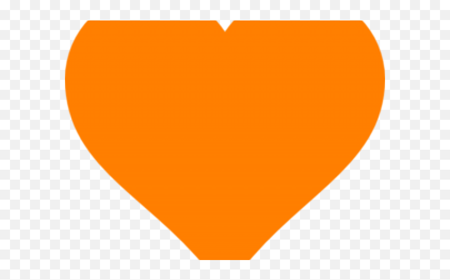 Heart Clipart Orange - Heart Pumpkin Stencil Free Png Transparent Background Orange Heart Clipart Emoji,Discord Pumpkin Emoji