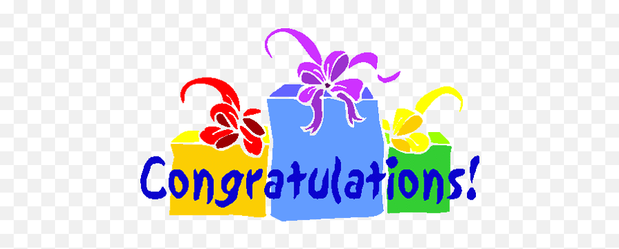 Congratulations Clipart Free Animated - Congratulations Clipart Emoji,Animated Congratulations Emoticon