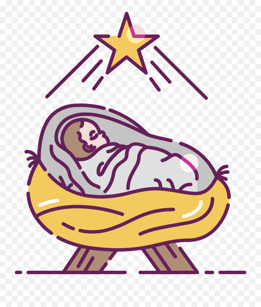 Baby Jesus Clipart Free - Free Jesus Baby Clip Art Emoji,Baby Jesus Emoji