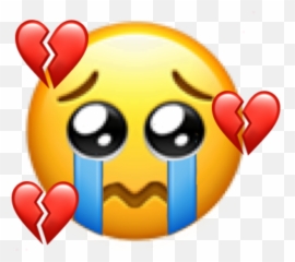 Emoji Heartbroken Sticker - Sticker Crying,Quebec Emoji
