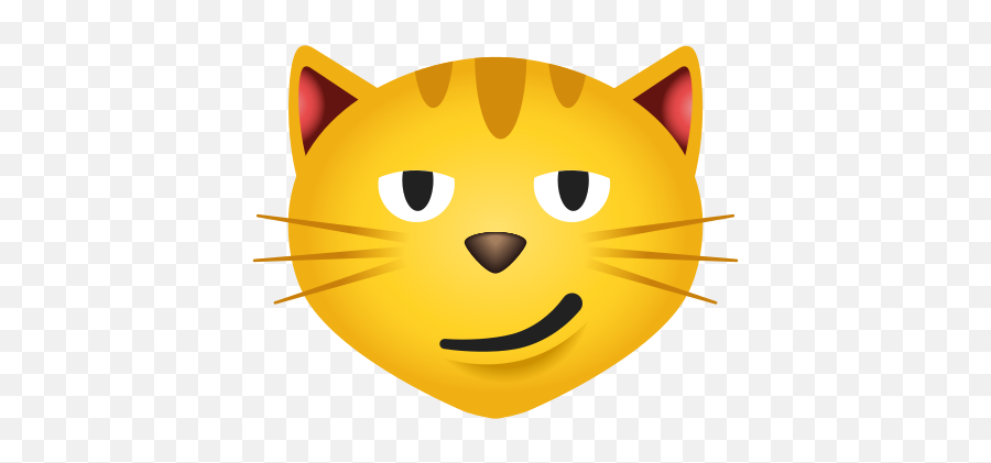 Cat With Wry Smile Icon - Smiley Emoji,Wry Smile Emoticon