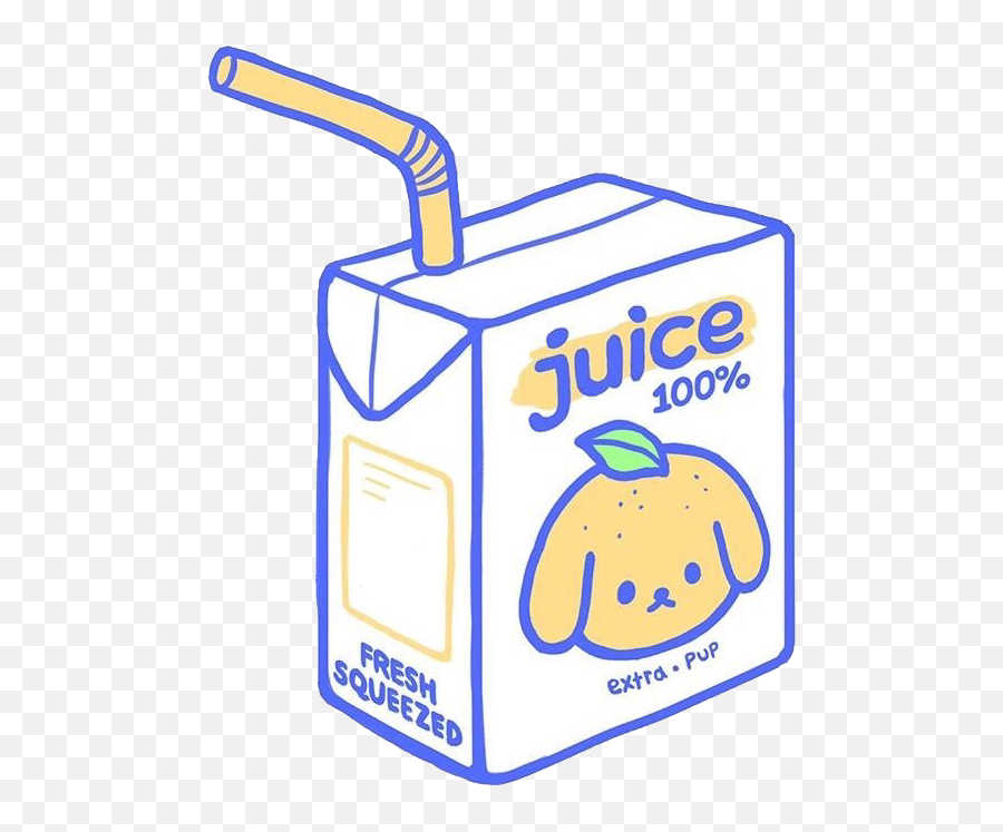 Juice Juicebox Cute Kawaii Sticker By Cherry - Juicebox Emoji,Juice Emoji