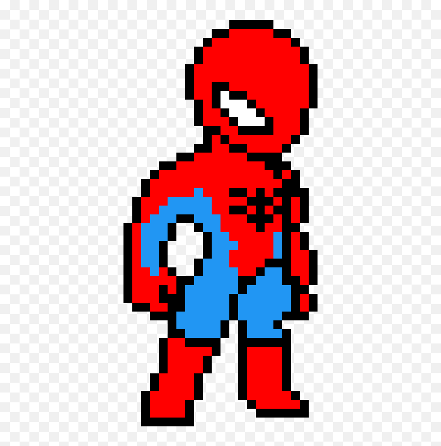 Spiderman Cartoon Png - Music From A Spider Man Pixel Darth Maul Pixel Art Emoji,Spider Man Emoji