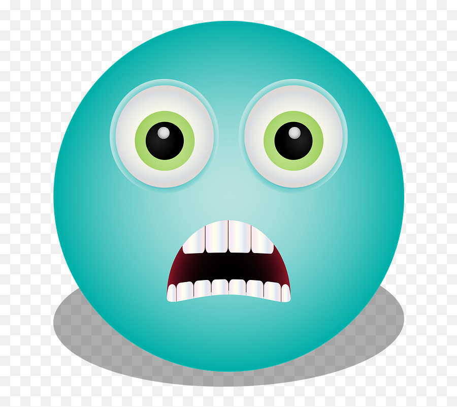 Graphic Horrified Smiley Emoji - Shocked Expression Boy Cartoon,Shocked Emoji