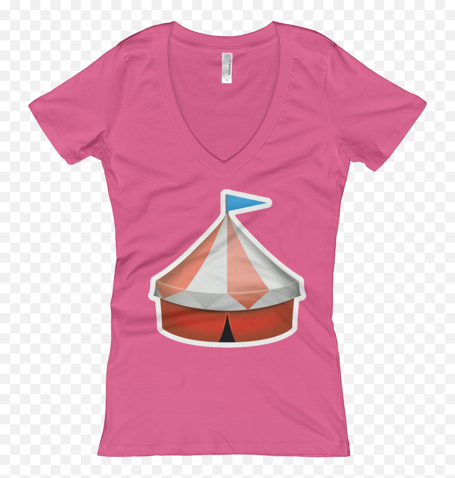 Download Womens Emoji V Neck - Sail,Neck Emoji