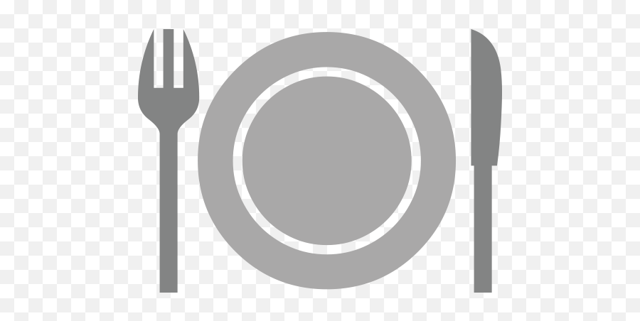 Fork And Knife With Plate Emoji For Facebook Email Sms - Food Emoji Black And White,Knife Emoji