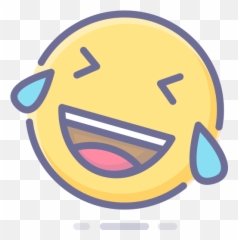 Face Joy Of Tears With Emoticon Emoji Free Icon Emotion -
