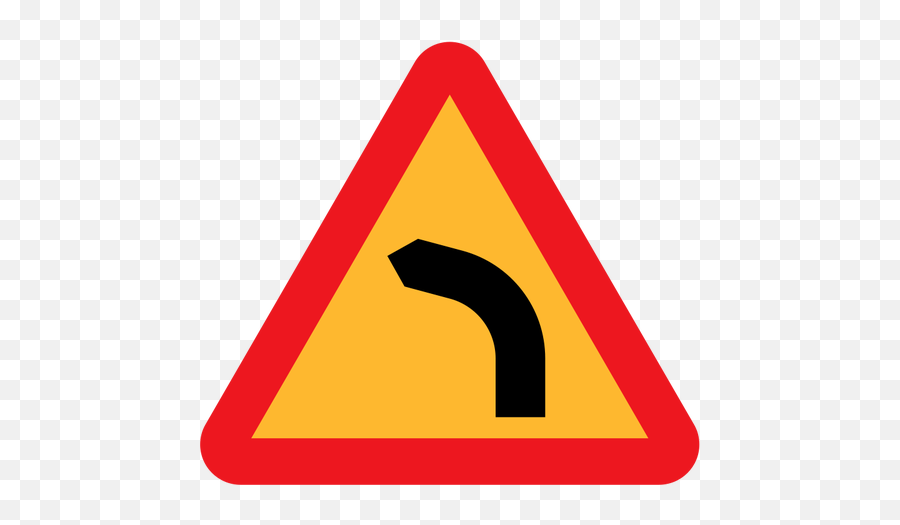 Dangerous Bend Bend To Left - Dangerous Left Bends Sign Emoji,Ski Mask Emoji