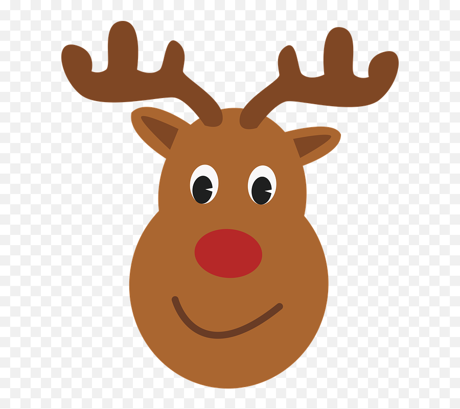 1 Free Holidays Christmas Vectors - Reindeer Face Emoji,Easter Island Head Emoji