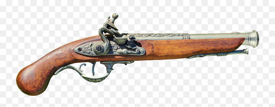Pistol Muzzleloader Weapon Old Emoji,Old Gun Emoji