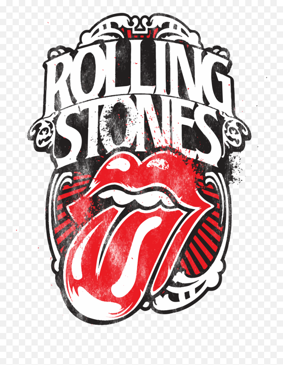 Download Logo Rolling Stones Png Png - Rolling Stone Band Logo Emoji,Rolling Stones Emoji