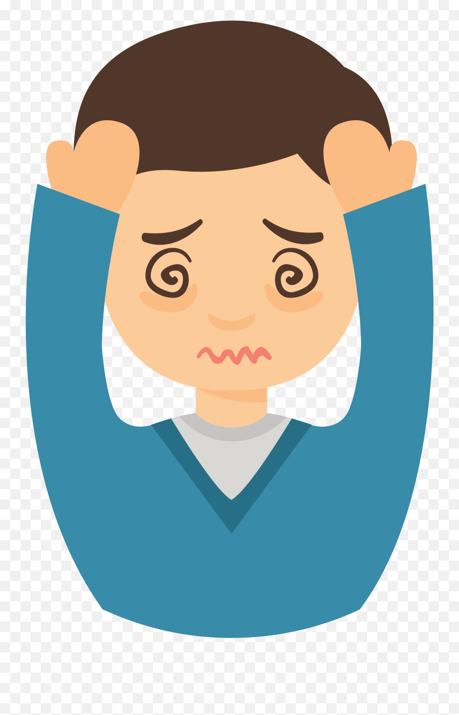 Migraine Headache Clipart - Transparent Headache Clipart Emoji,Headache Emoji