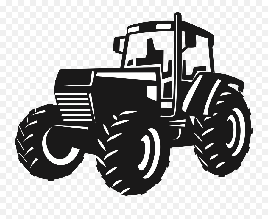 Tractor Png Clipart - Silhouette Of A Tractor Emoji,Tractor Emoji