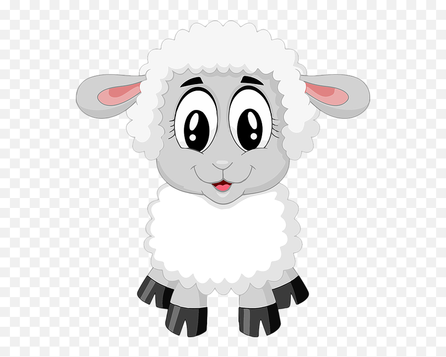 Transparent Stuff Random Picture - Sheep Farm Animals Clipart Emoji,Lamb Emoji