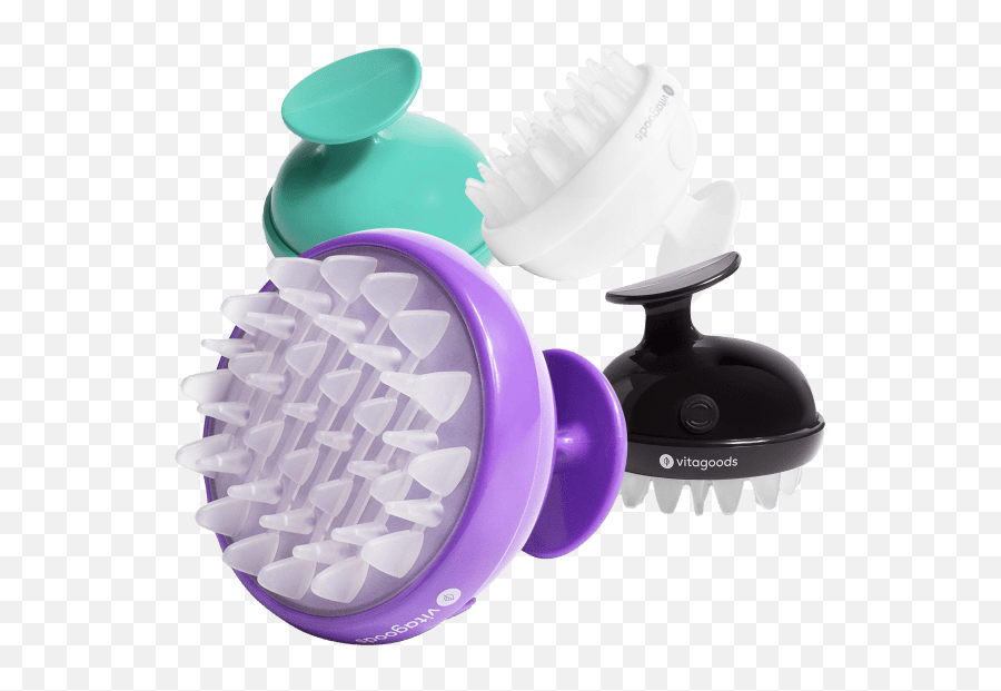 Pick - 2fortuesday Vitagoods Vibrating Scalp Massaging Shampoo Brush Emoji,Head Massage Emoji