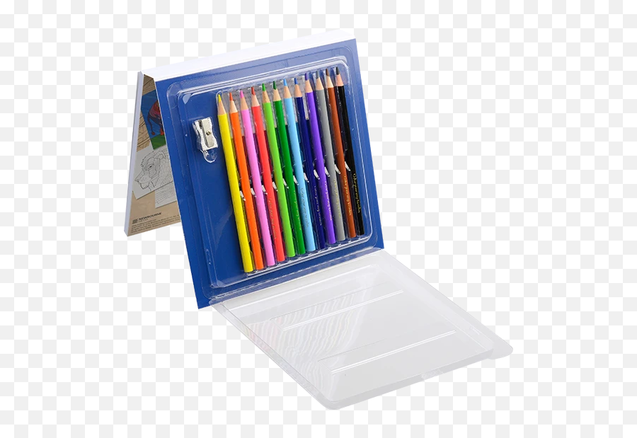 Animal Kingdom Adult Coloring Book Includes 24 Color Pencils And Sharpener - Colored Pencil Emoji,The Emoji Book