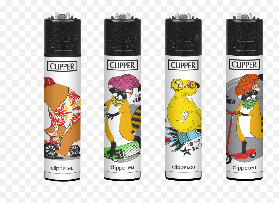 Clipper Lighters Funny Animals 1 Tray Of 40 Clipfunam1 - Funny Animals Clipper Emoji,Meerkat Emoji