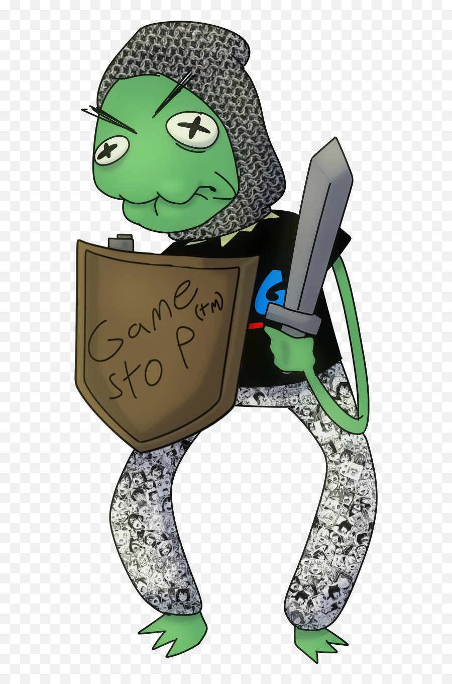 Sir Taptap - Kermit The Frog Fanart Emoji,Ahegao Emoji