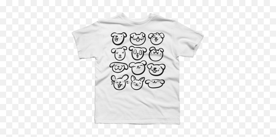 Dog Boyu0027s T - Shirts Design By Humans Art Emoji,Dog Emojis