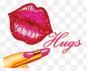 Hugs Kisses Gif Animations - Lipstick Emoji
