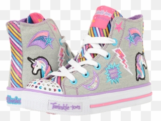 Skechers Kids Twinkle Toes - Unicorn Twinkle Toes Skechers Emoji,Sneaker Emoji