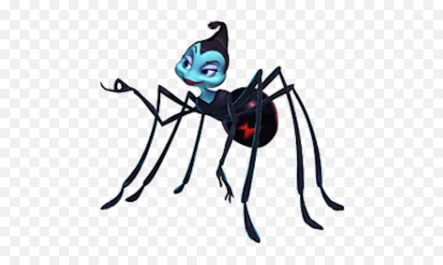 Bugs Life - Life Rosie Emoji,Black Widow Emoji