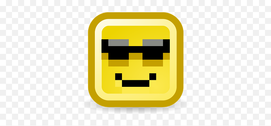 Free Cool Smiley Smiley Images - Square Cool Emoji,Cool Emoticon