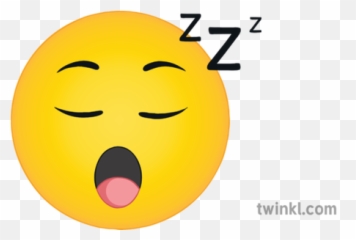 Sleepy Snoring Emoji General Sleeping Tired Emotions Icons - Png