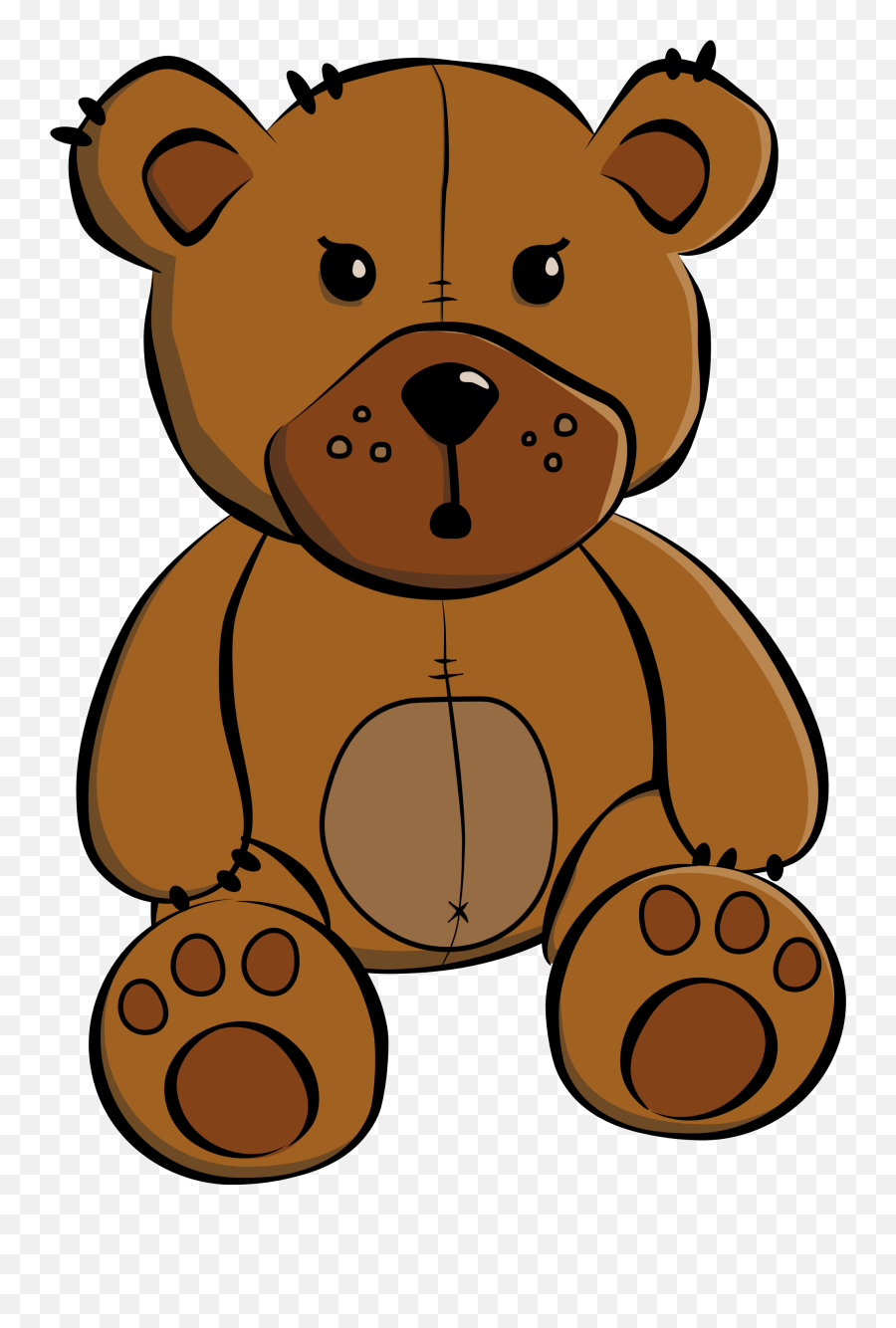 Teddy Bear Eyes Drawing No Background - Free Clipart Teddy Bear Emoji,Teddy Bear Emoji