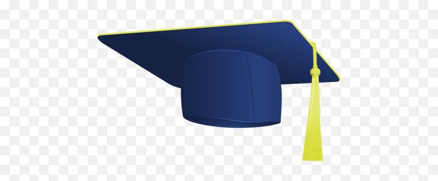 Vector Illustration Graduate Hat - Blue Graduation Cap Svg Emoji,Cap And Gown Emoji