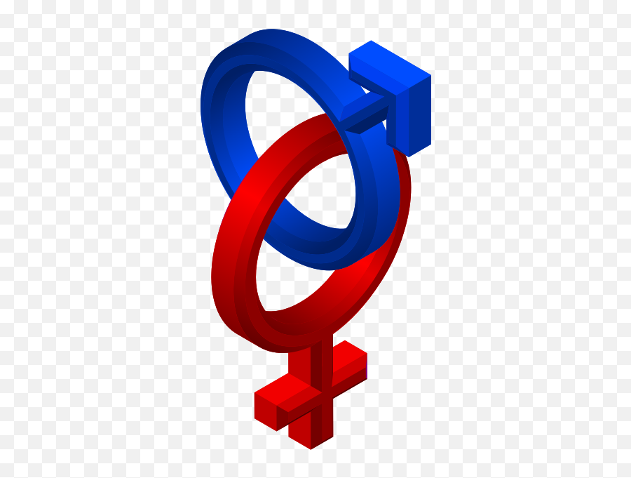 3d Style Male And Female Symbols Vector - Male Female Symbol Clipart Png Emoji,Male Gender Emoji