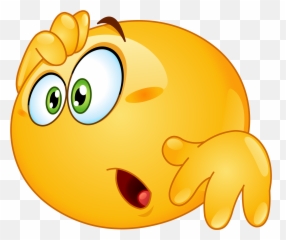 Bewildered Emoji Decal - Amazed Smiley