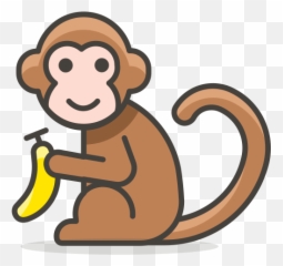 Emoji Png Monkey Picture - Transparent Monkey Icon Png,Monkey Emoji Png