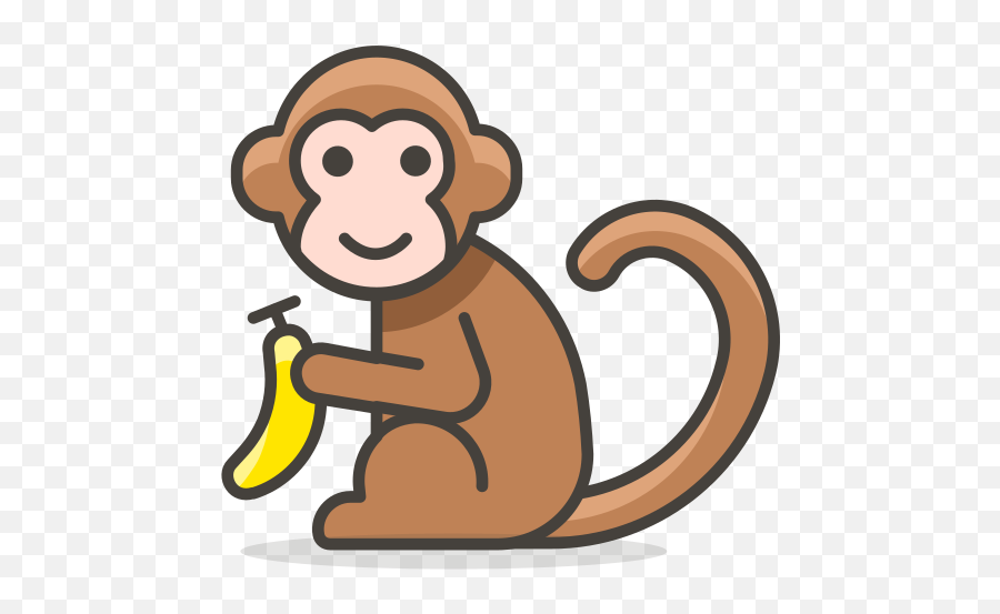 Emoji Png Monkey Picture - Transparent Monkey Icon Png,Monkey Emoji Png