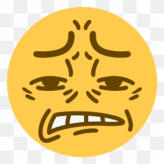 Cringe Discord Emoji Clipart - Anime Girl Transparent