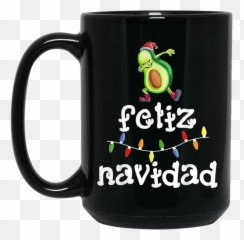 Cinco De Mayo Cinco De Meow Avogato Cat Avocado Gifts Black Mug - Baby Yoda Day Png Emoji,Avocado Emoji