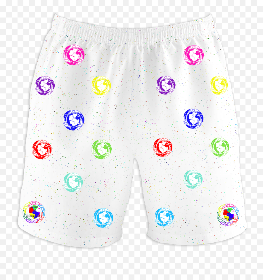 Technicolor Ravewear Emoji,Shorts Emoji