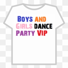 Boys And Girls Dance Party Place Roblox - Jojo Shirt Emoji