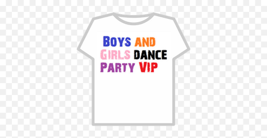 Boys And Girls Dance Party Party Place Roblox - Roblox Jojo Shirt Emoji,Dance Party Emoticon
