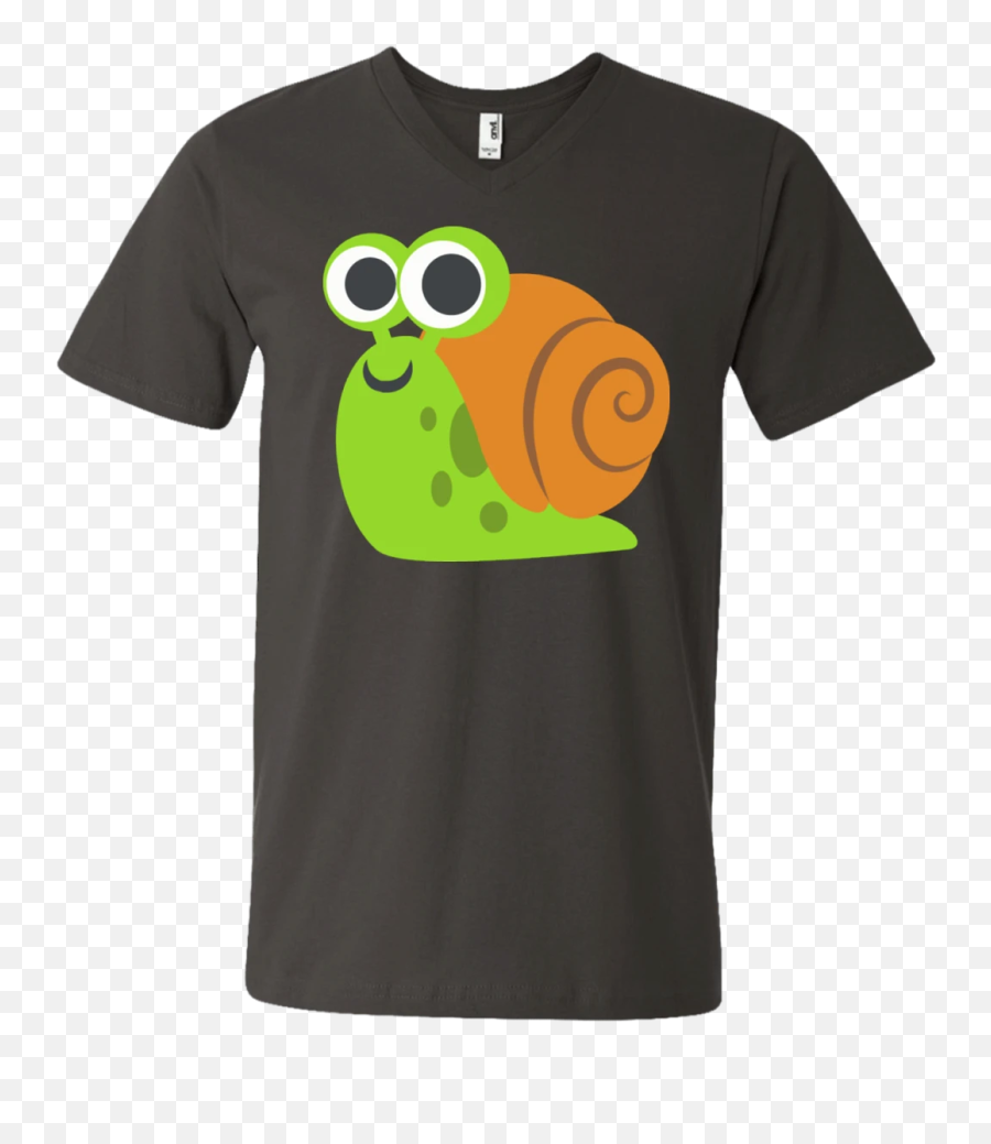 Happy Snail Emoji Mens V - Art Director T Shirt,Snail Emoji