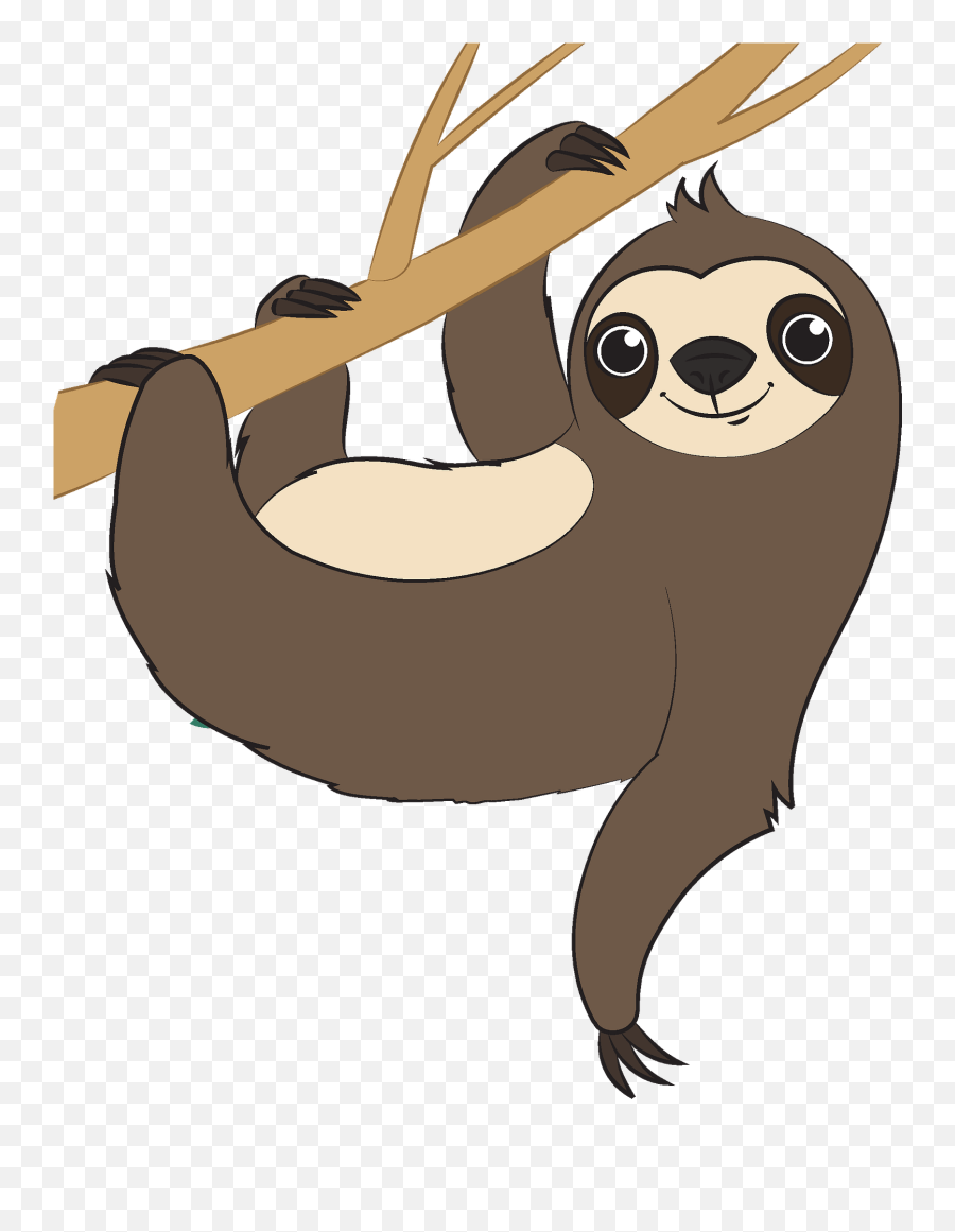 Sloth Clipart - Sloth Clipart Png Emoji,Sloth Emoji